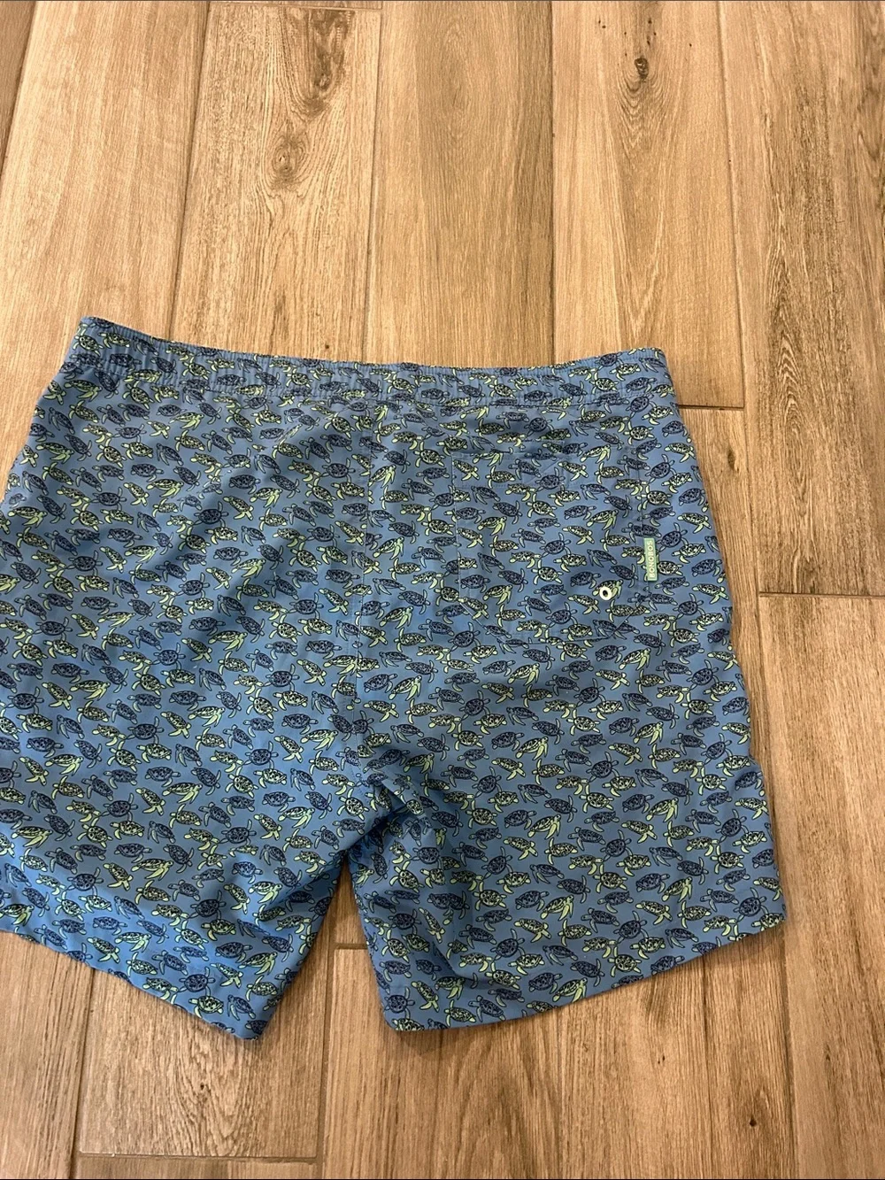 Bonobos Men’s Blue Fish Pattern Swim Trunks